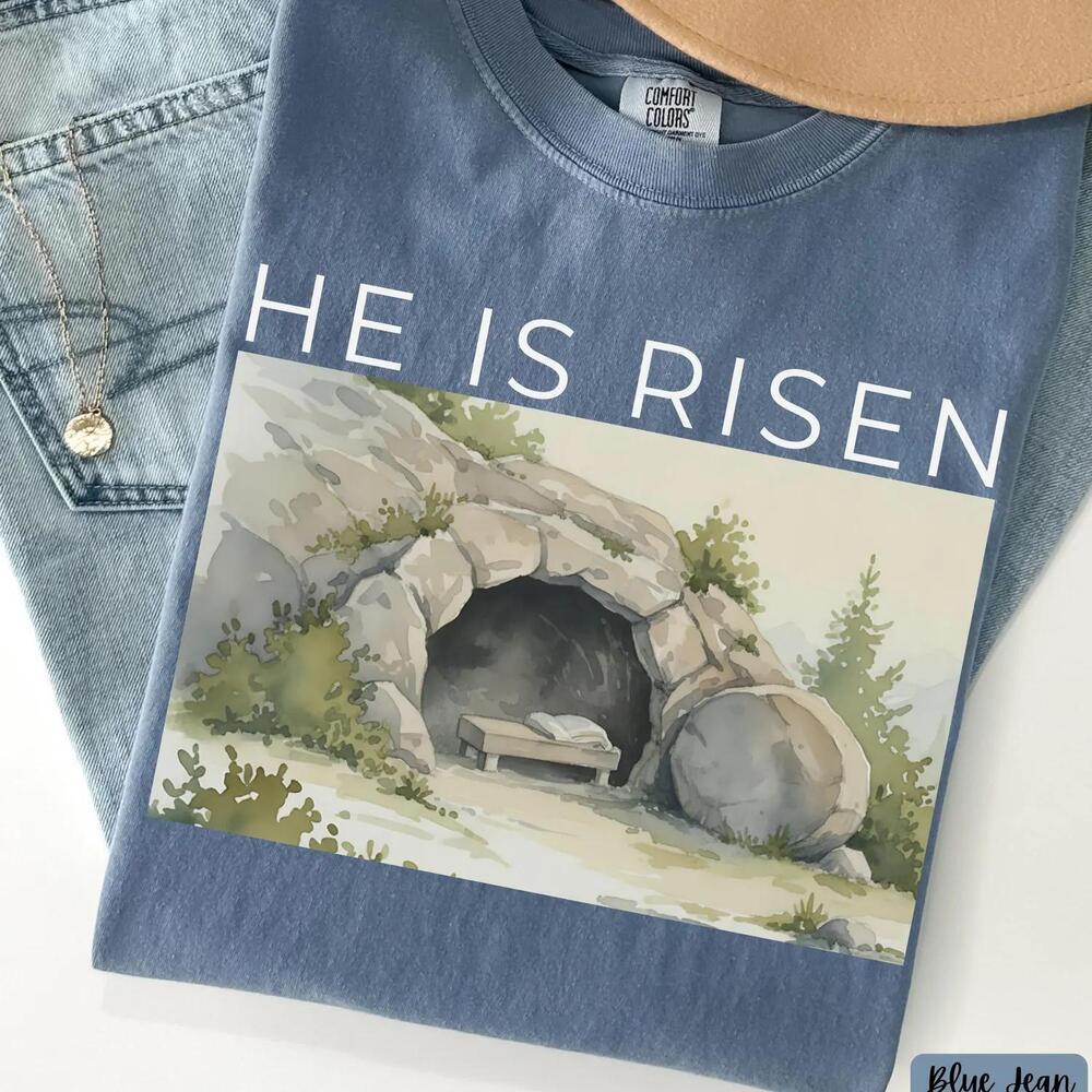 Jesus Resurrection Shirt Bible Verse Easter Top